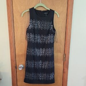 White House Black Market Laser Cut Out Dress Size 2